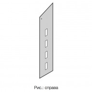 HORMANN 40500 Боковой тент*, ширина: 600 мм, Высота герметизатора ворот: 3750 мм, слева