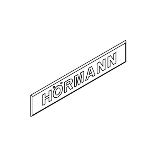 HORMANN 308744 Фирменная табличка HORMANN 3 50 260 мм HORMANN 308744 Фирменная табличка HORMANN 3 50 260 мм