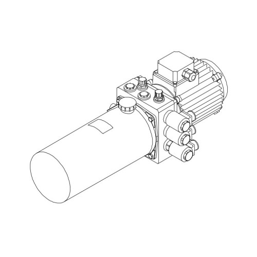 HORMANN 308278 Гидр. агрегат 1,1 кВт HORMANN 308278 Гидр. агрегат 1,1 кВт