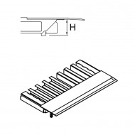 HORMANN 309841 Аппарель типа R для DOBO s с высотой стойки H = 130