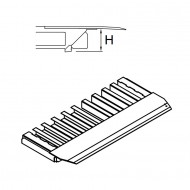 HORMANN 309859 Аппарель типа S для DOBO s с высотой стойки H = 130