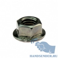 Шестигранная гайка M6 с угловым фланцем